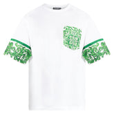 Majolica print cotton T-shirt